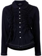 Comme Des Garçons Gathered Button Blouse