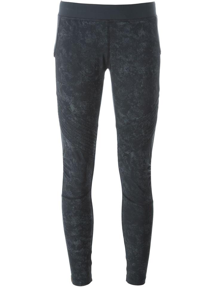 Monreal London Biker Print Leggings, Women's, Size: Xs, Grey, Polyamide/spandex/elastane