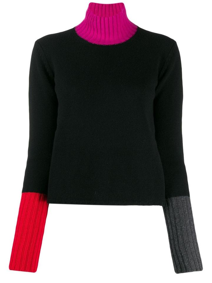 Marni Colour Block Jumper - Black
