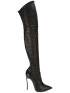 Casadei Over-the-knee Blade Boots - Black