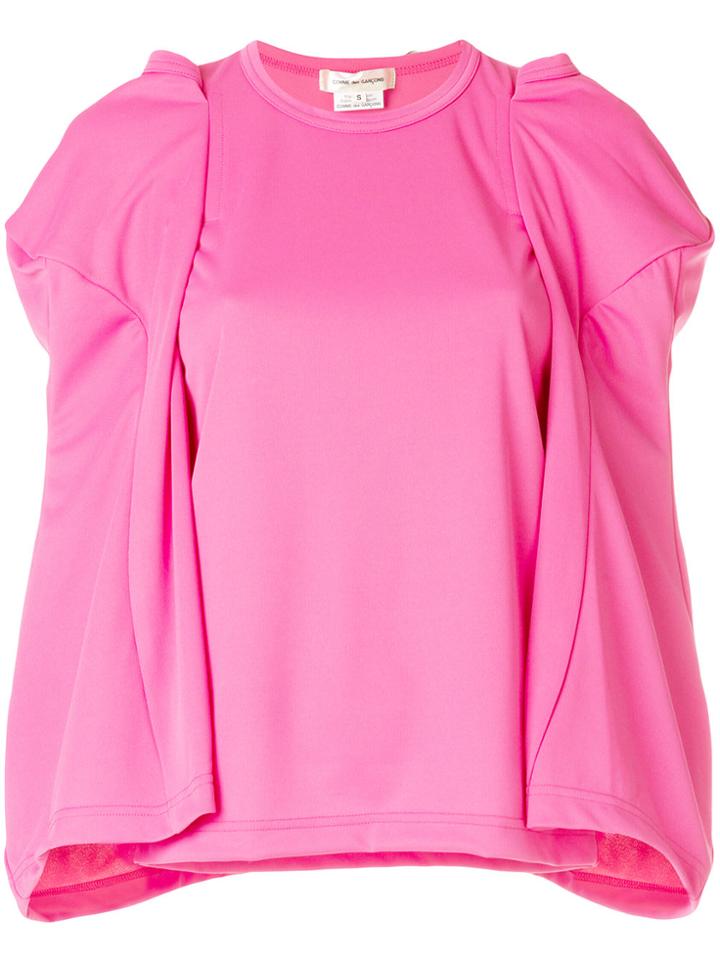 Comme Des Garçons Structured Blouse - Pink & Purple
