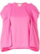 Comme Des Garçons Structured Blouse - Pink & Purple