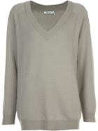 T By Alexander Wang Oversized Sweater, Women's, Size: Xs, Grey, Cashmere/wool
