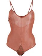 Rick Owens Sheer Body Suit - Pink