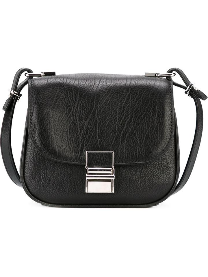 Proenza Schouler Tiny Kent Crossbody Bag, Women's, Black, Calf Leather
