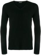 Roberto Collina Cashmere V-neck Sweater - Nude & Neutrals