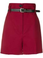 3.1 Phillip Lim High-waisted Shorts - Red