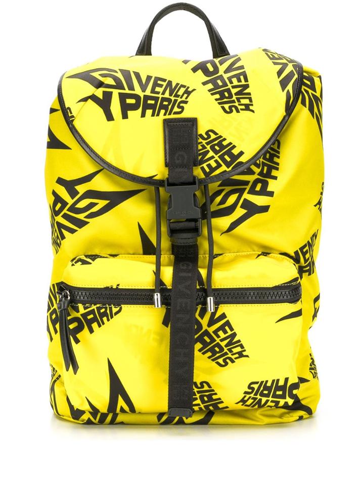 Givenchy Logo Backpack - Yellow