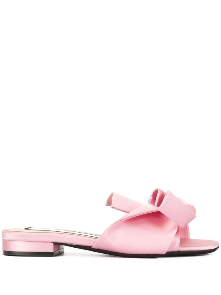 Nº21 Bow Open-toe Sandals - Pink