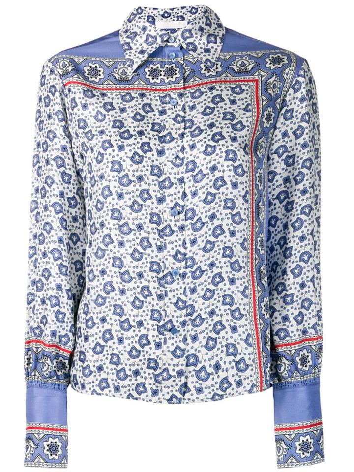Chloé All-over Print Shirt - Blue