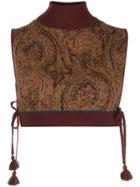 Etro Paisley Intarsia Knitted Top - Brown