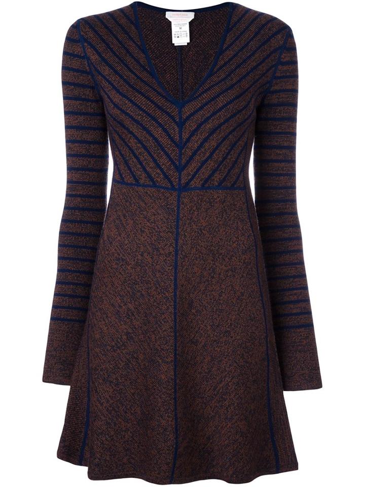 See By Chloé Striped Knitted Dress