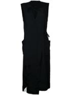 Facetasm Drawstring Dress - Black