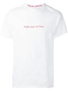 F.a.m.t. 'pablo Was Not Here' T-shirt, Adult Unisex, Size: Xs, White, Cotton