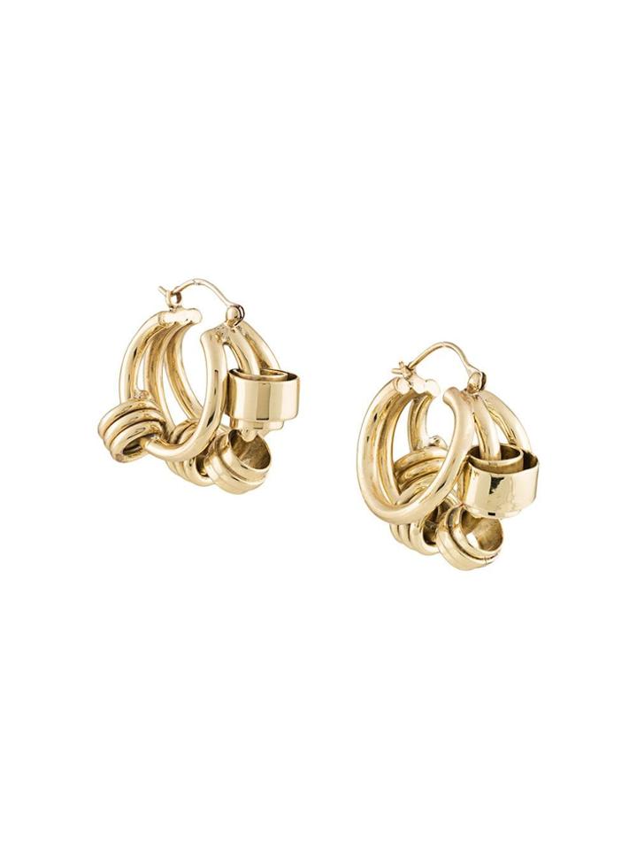 Ellery Chunky Hoop Earrings - Gold