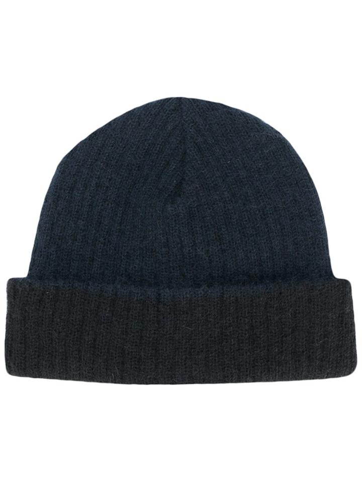 Marni Two-tone Beanie - Blue