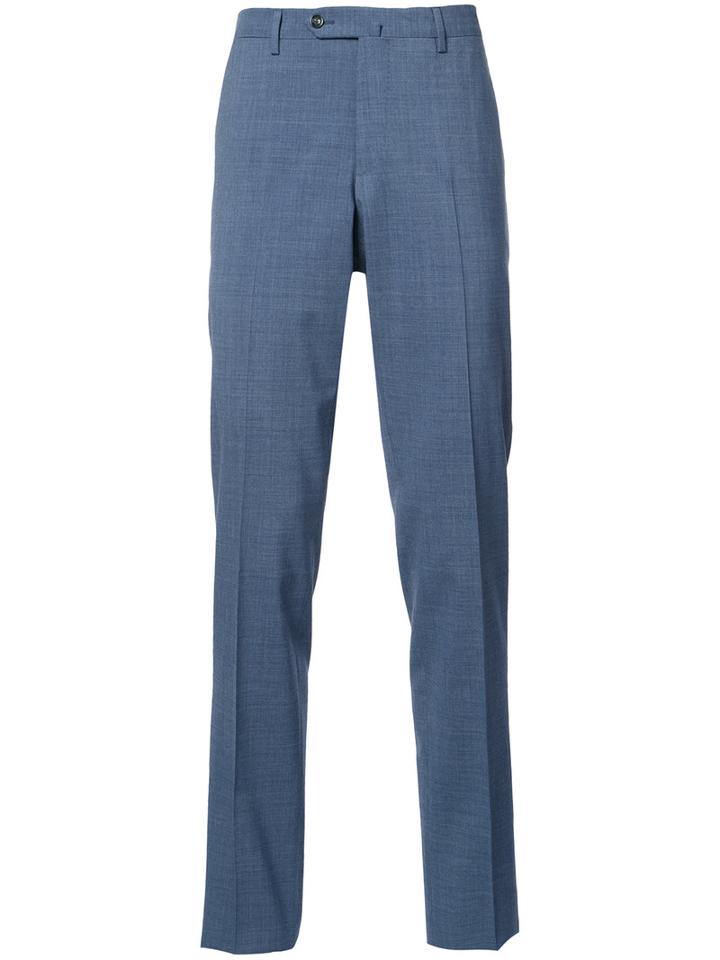 Pt01 Tailored Trousers, Men's, Size: 50, Blue, Wool/polyester/spandex/elastane