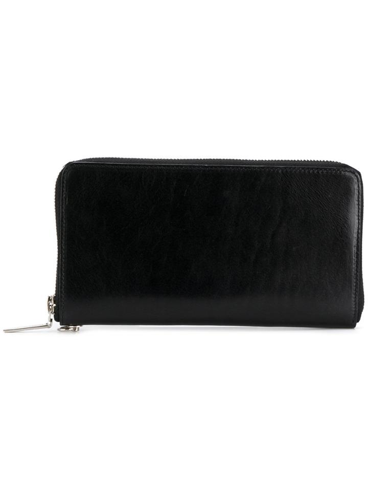 Yohji Yamamoto Zip-around Purse - Black