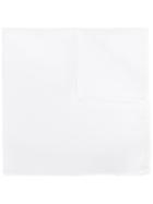 Fashion Clinic Plain Pocket Square, Men's, White, Cotton