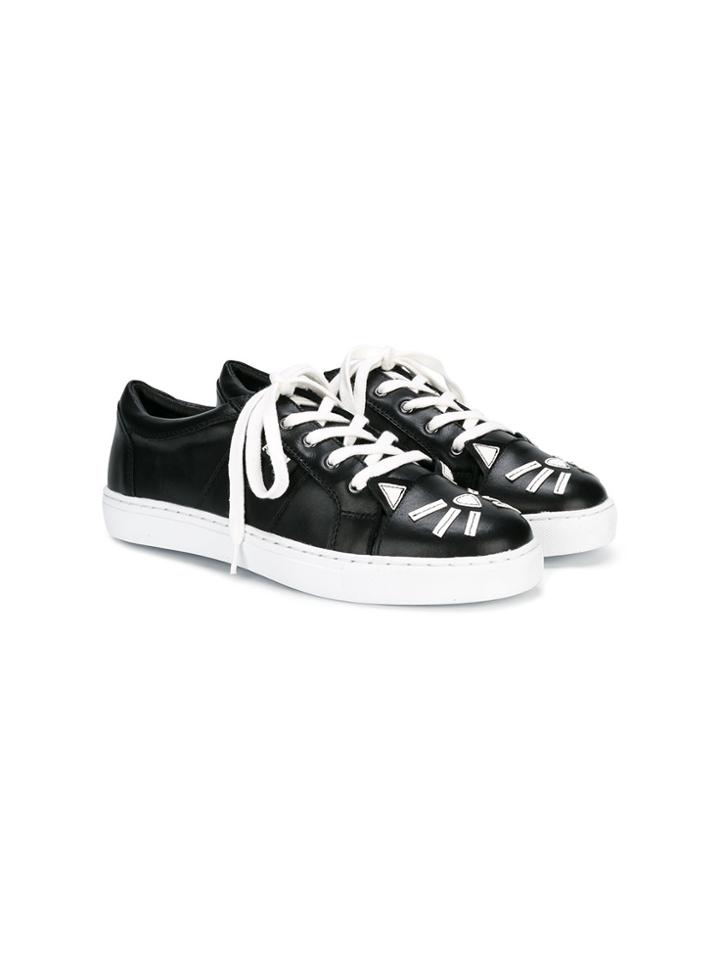 Karl Lagerfeld Kids Lace-up Sneakers - Black