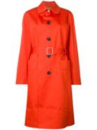 Golden Goose Deluxe Brand Belted Trench Coat - Orange