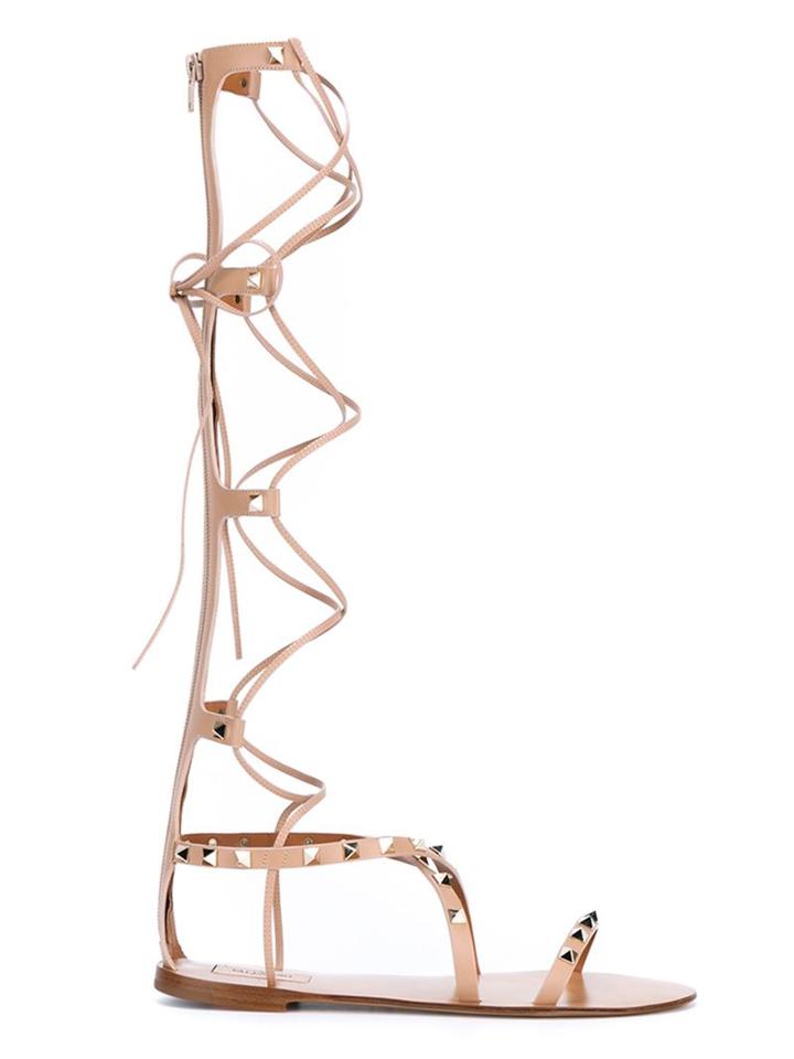 Valentino Garavani 'rockstud Rolling' Gladiator Sandals