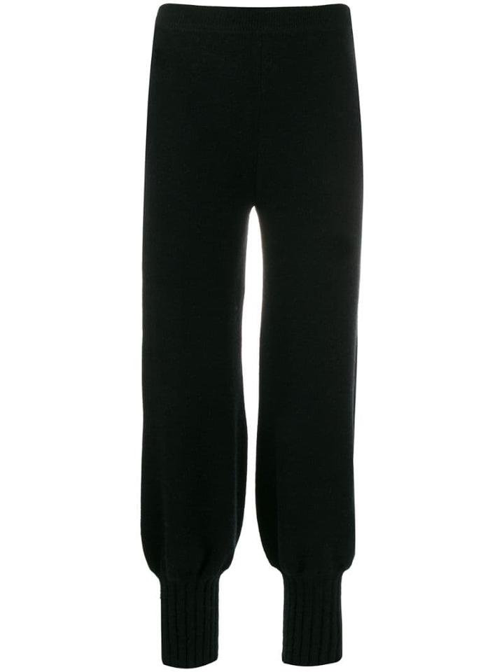 Genny Regular Balloon Pants - Black