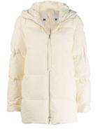Jil Sander Hooded Padded Jacket - Neutrals