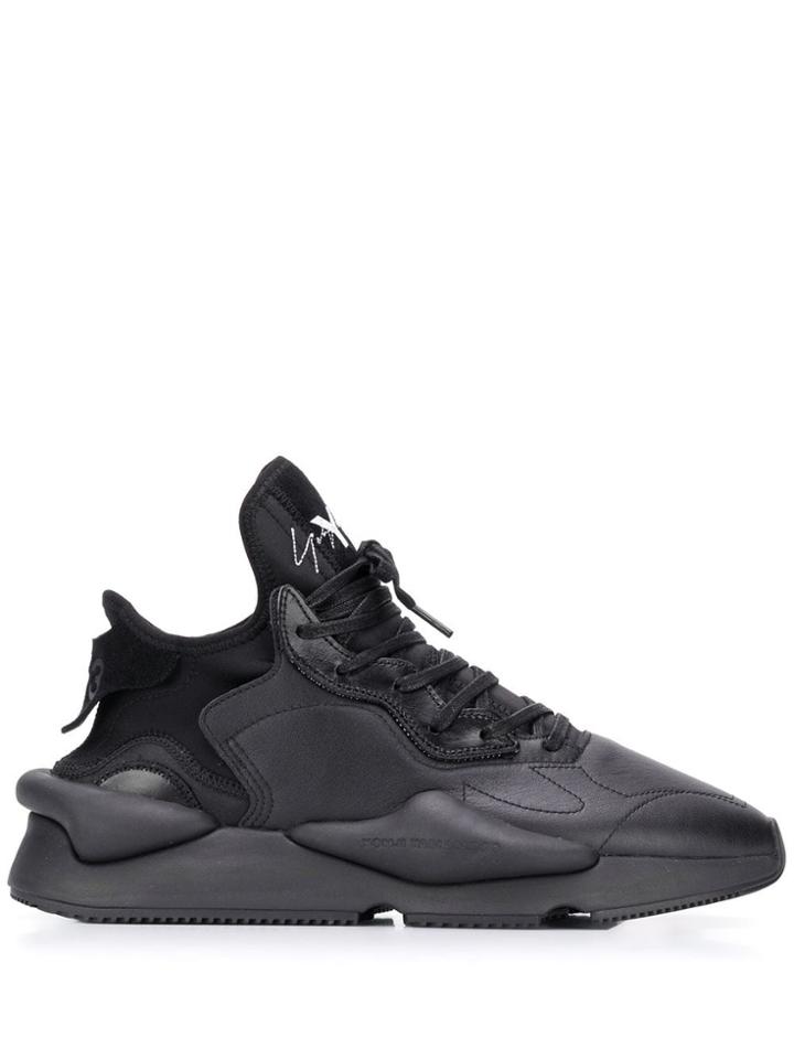 Y-3 Kaiwa Chunky Sole Sneakers - Black