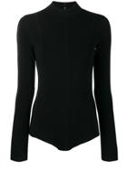 Helmut Lang Long-sleeved Bodysuit - Black