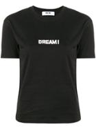 Msgm Printed 'dream' T-shirt - Black