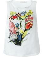 Mary Katrantzou Floral Embroidered Tank Top