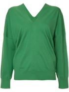 H Beauty & Youth V-neck Sweater - Green