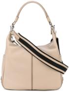 Tod's - 'miky' Tote - Women - Calf Leather - One Size, Nude/neutrals, Calf Leather