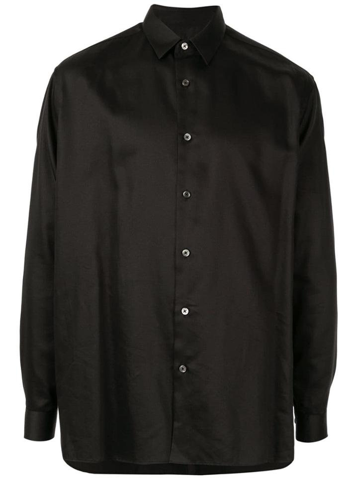 Knott Men Longsleeved Shirt - Black