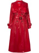 Vivetta Vinyl Trench Coat - Red