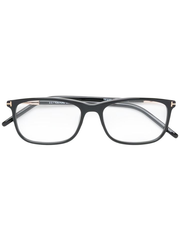 Tom Ford Eyewear Rectangle-frame Glasses - Black