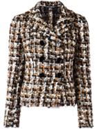 Dolce & Gabbana Tweed Jacket, Women's, Size: 40, Cotton/acrylic/wool