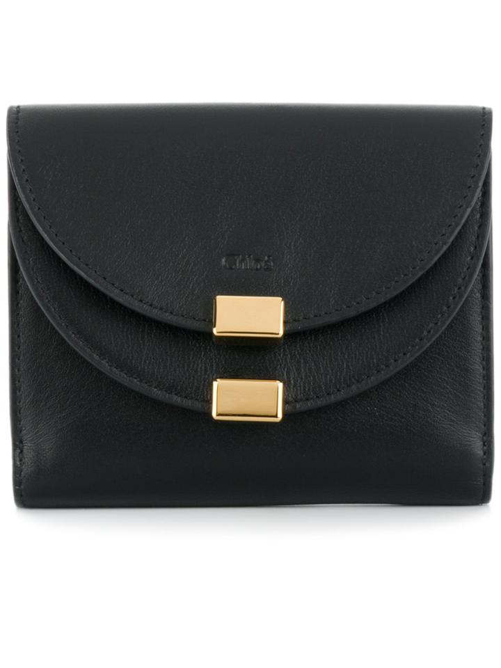 Chloé Georgia Bifold Wallet - Black