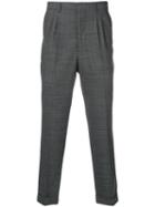 Ami Alexandre Mattiussi Carrot Fit Pleated Trousers - Grey