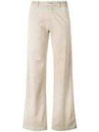 P.a.r.o.s.h. - Flared Trousers - Women - Cotton/spandex/elastane - M, Nude/neutrals, Cotton/spandex/elastane