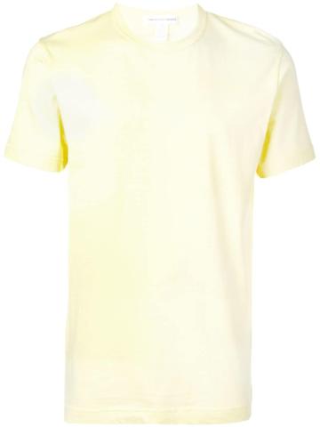 Comme Des Garçons Shirt Logo Print T-shirt - Yellow