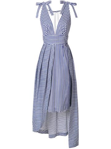 Milla Milla Asymmetri Striped Dress - Blue