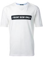 Guild Prime 'front Row Only' T-shirt, Men's, Size: 1, White, Cotton