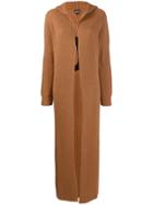 Just Cavalli Long-length Coat - Brown