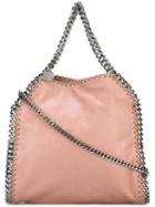 Stella Mccartney Mini Falabella Tote, Women's, Pink/purple, Polyester/metal (other)