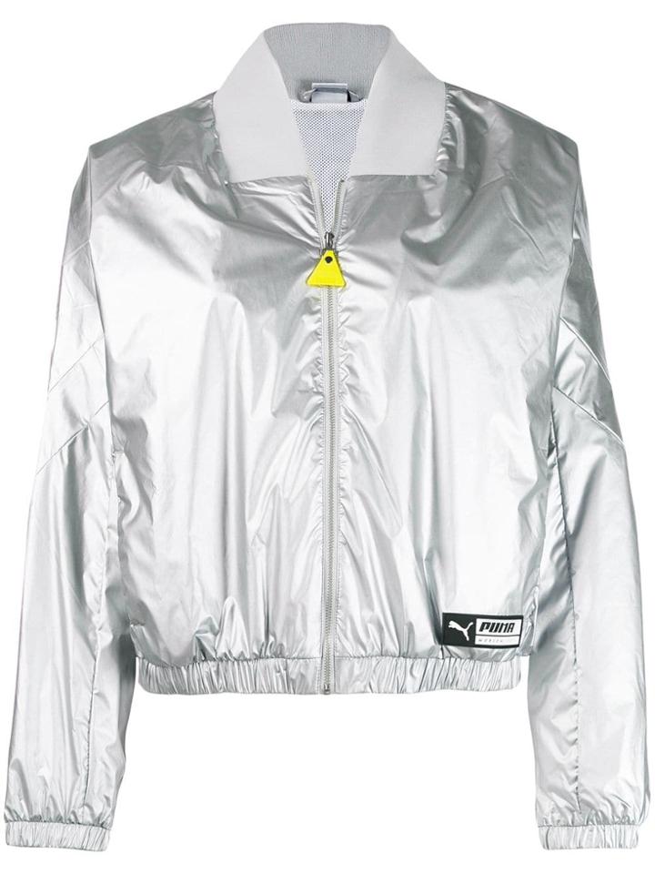 Puma Metallic Track Jacket - Grey