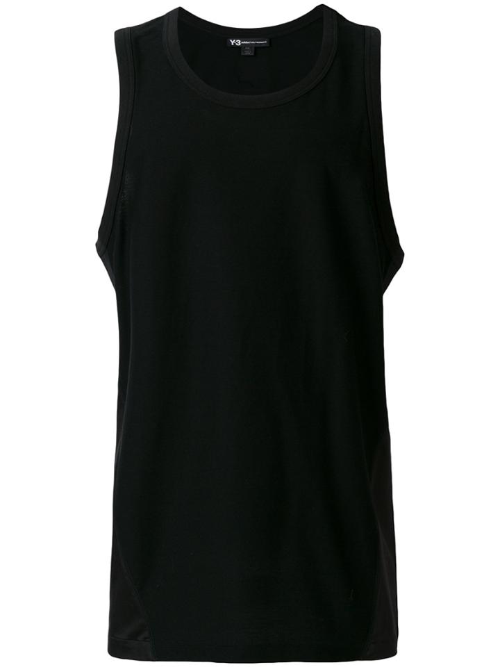 Y3 Sport Classic Fitted Vest Top - Black