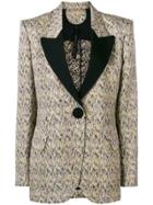 Petar Petrov Tailored Tuxedo Jacket - Neutrals