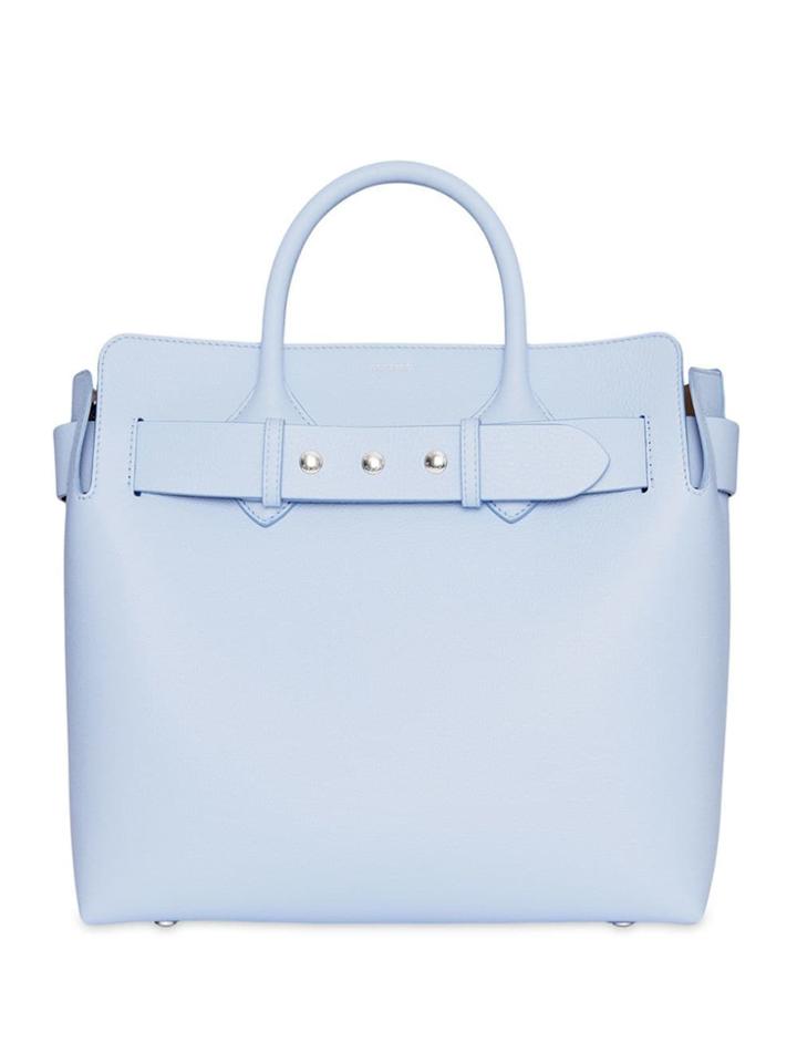 Burberry The Medium Leather Triple Stud Belt Bag - Blue